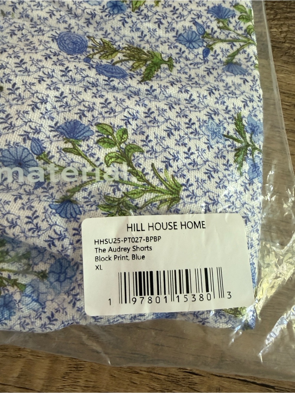 Hill House Audrey Shorts in Blue Block Print - Picture 12 of 13